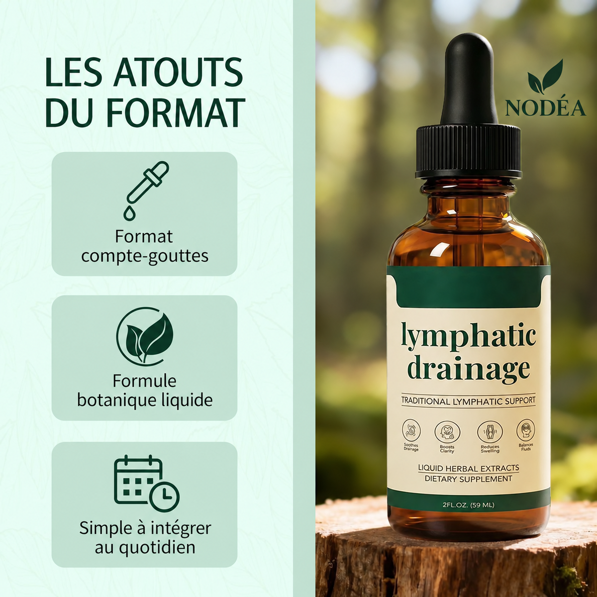 Atouts du format liquide NODÉA